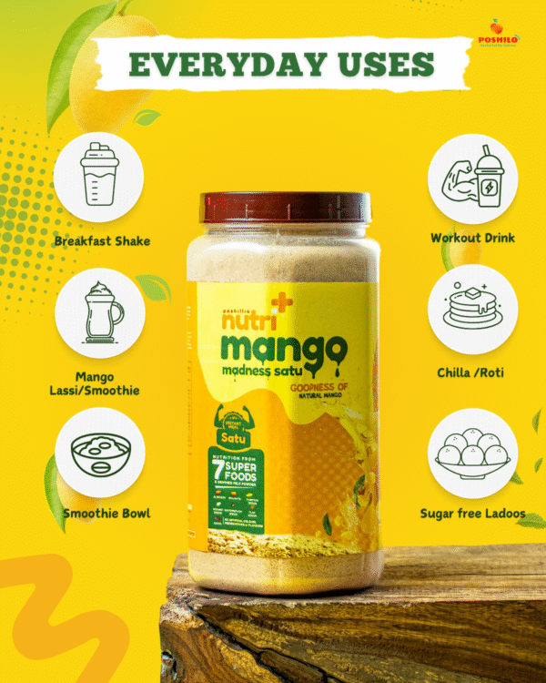 Poshilo Nutri+ Satu Mango Madness 750gm