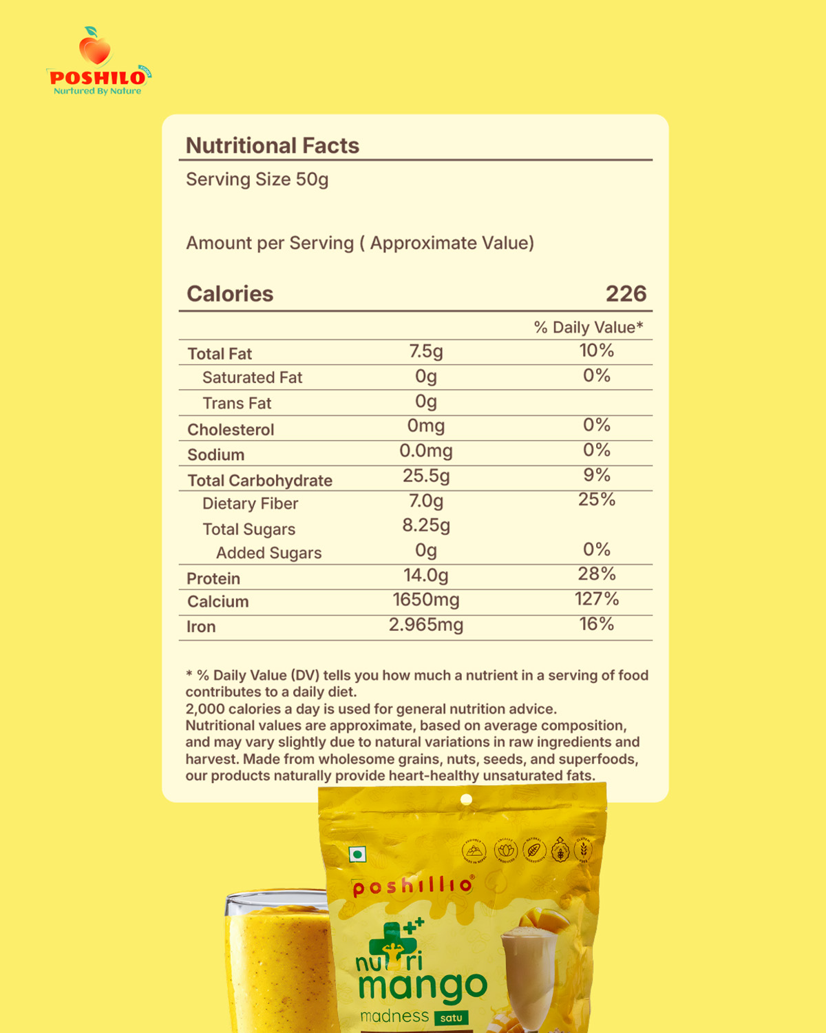 Poshilo Nutri+ Satu Mango Madness