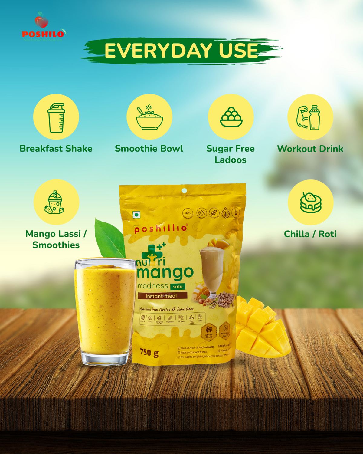 Poshilo Nutri+ Satu Mango Madness