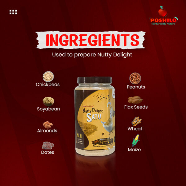 Poshilo Nutty Delight Satu