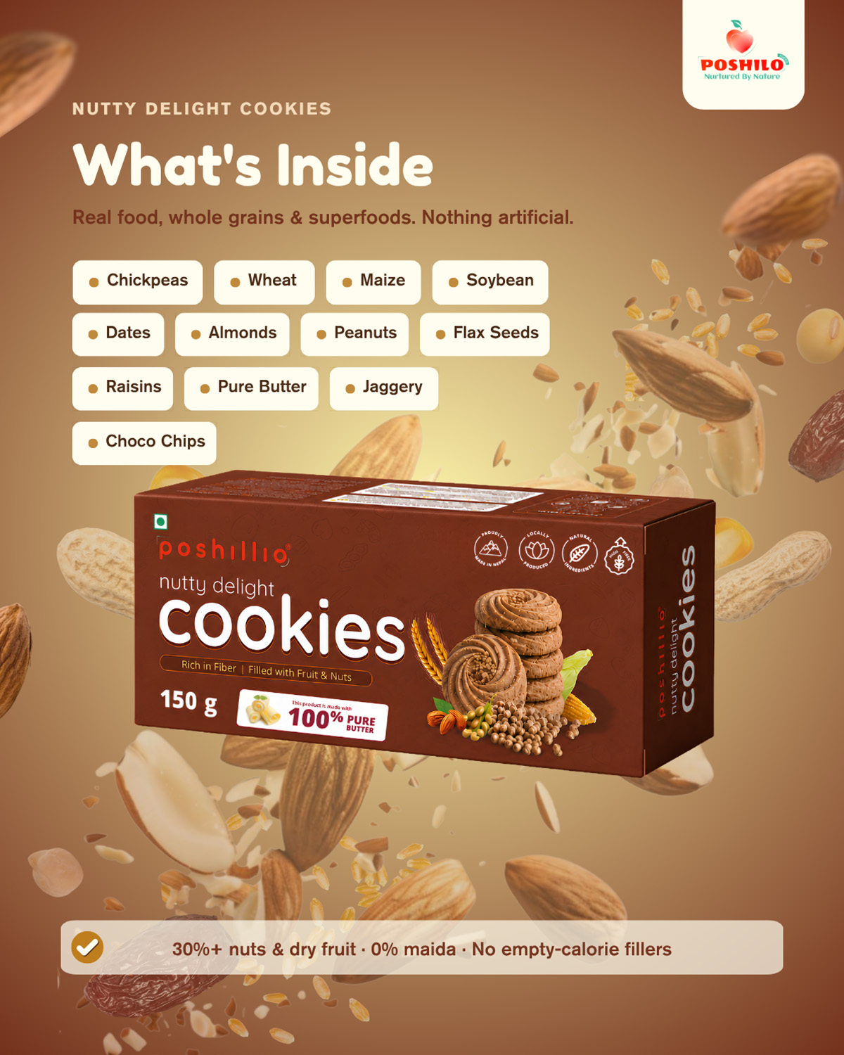 Poshilo Nutty Delight Cookies