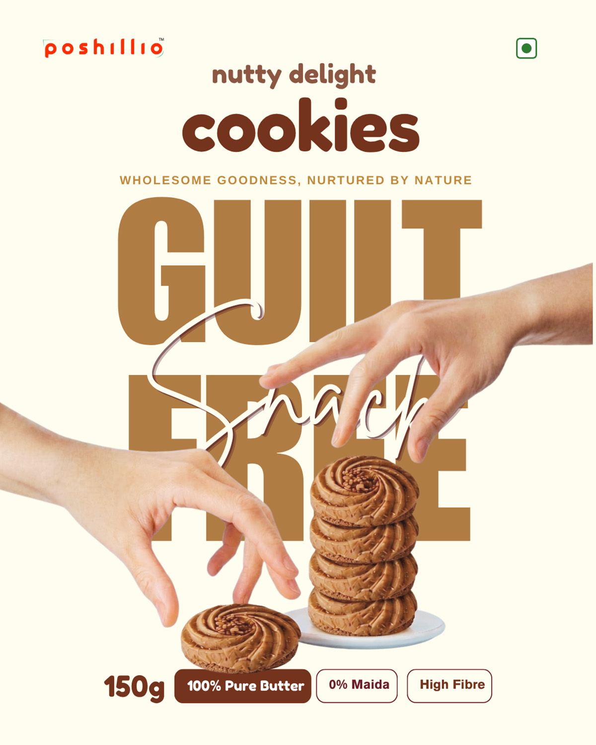 Poshilo Nutty Delight Cookies