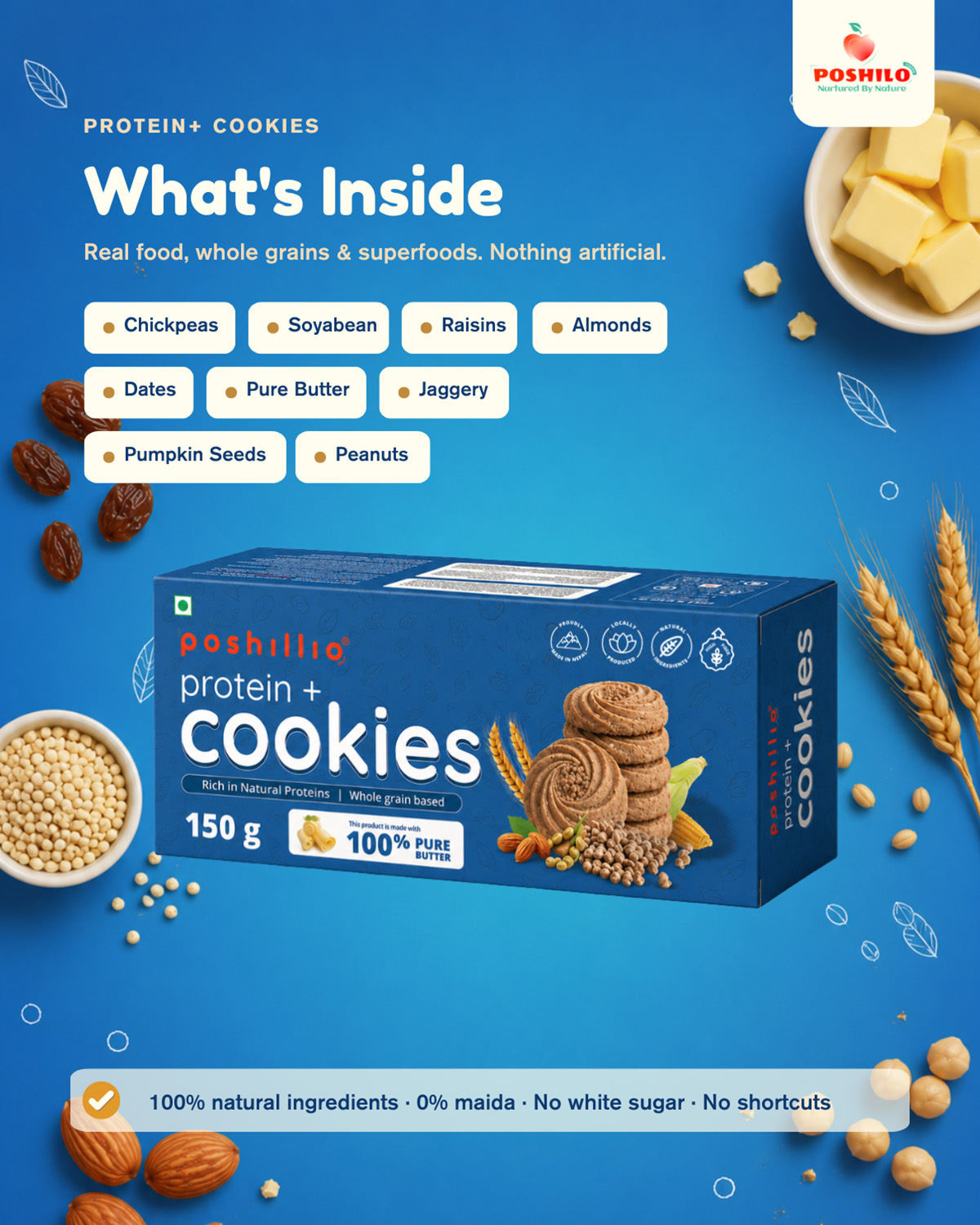 Poshilo Protein+ Cookies