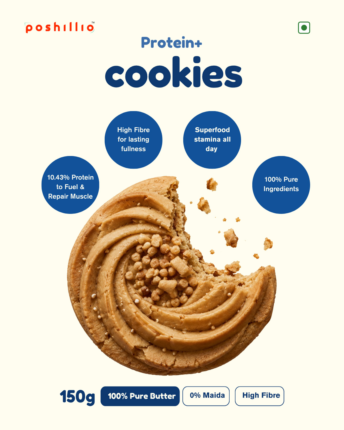 Poshilo Protein+ Cookies