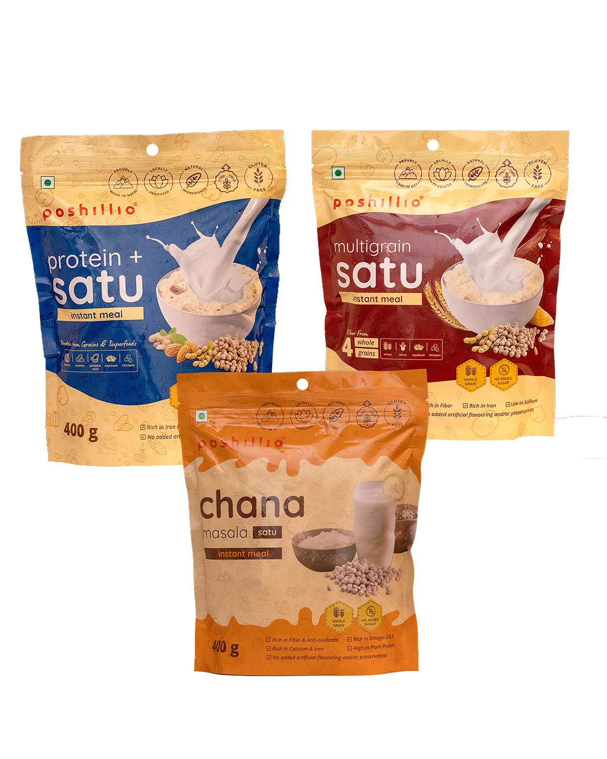 Fuel Your Day - 3 x 400gm Sattu